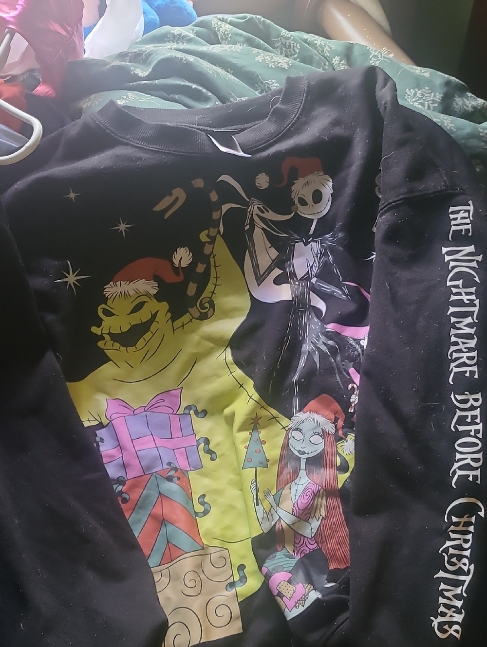 The Nightmare Before Christmas Black Holiday Graphic Sweatshirt